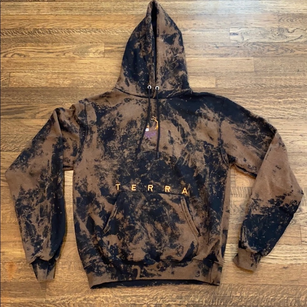 Terra Bleach Dye Hoodie